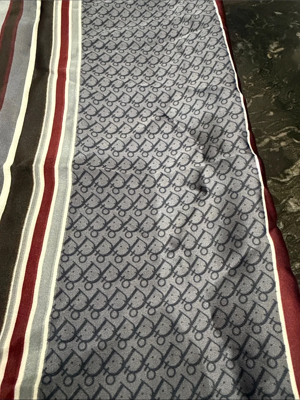 Beautiful large silk fashion scarf.